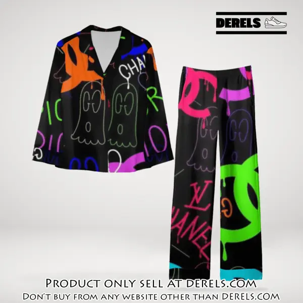 Trending luxury chanel satin pajama set pjs1043 dr3446996